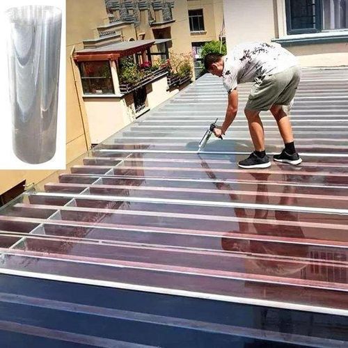 Polycarbonaat-Tunnelbeglazing - Schok- und UV-beständig - 0,8 x 2 Meter - Transparant