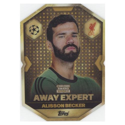 CA17 – Alisson Becker – Gewinner des Chrome Award / Gold-Refractor /50 – 2025/2026