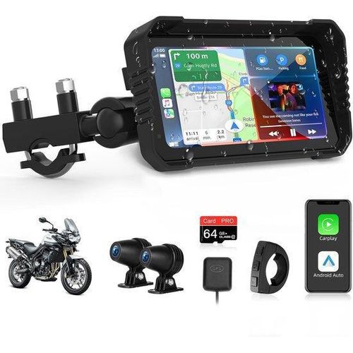 Autocamera mit Nachtansicht - Full HD - Dual-Kamera - Groothoeklens - Bewegungssensor - Parkeermodus - Loop-Recording - 2-Kamera-Set