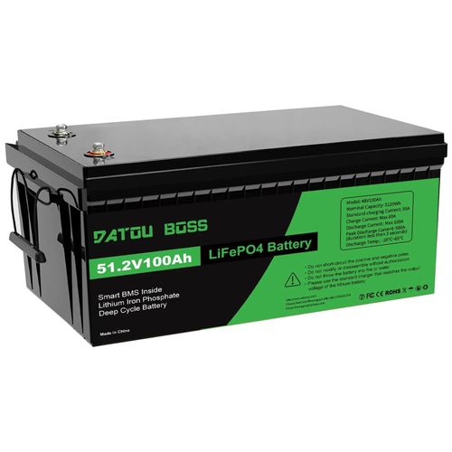 48V 100Ah Lithium-Ionen Akku - DTA-100Ah-48V - Energie 5.12kWh - BMS - Max. Entladestrom 120A - Ladestrom 50A - Für Wechselrichter, PV, Wohnmobil