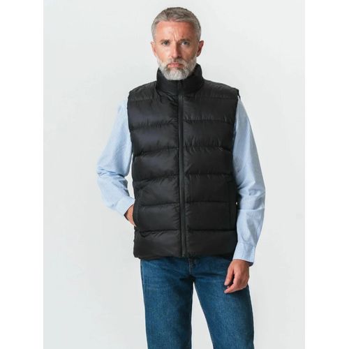 Kurzweste TEESHOPPEN "TEESHOPPEN Vest Puffer Vest", Herren, Gr. XL, schwarz, Obermaterial: 100% Polyester, Westen