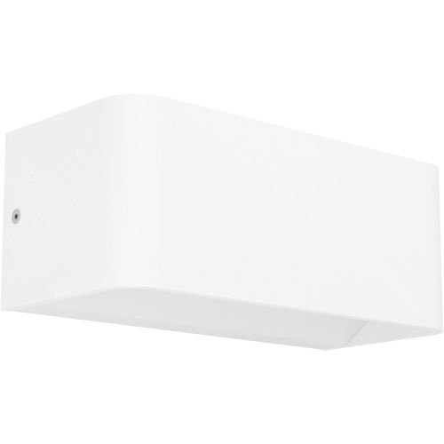 EGLO Wandleuchte "SANIA-Z Wandlampe - Alu, Stahl - LED - 1X10W - IP55", weiß, 1, H: 8cm, 1 Stk., Leuchten, Außenbeleuchtung, Außenwandleuchte, Terrasse, L20 x H8 x AL9 cm, Wandleuchte