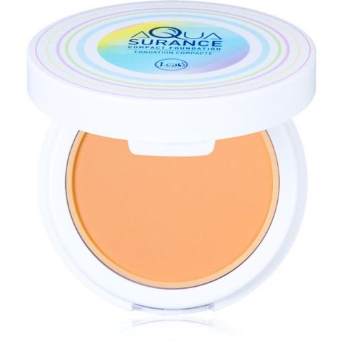J.Cat Beauty Aquasurance Compacte Poeder Foundation voor Gemiddeld tot Volle Dekking Tint 102A Light Beige 9 g