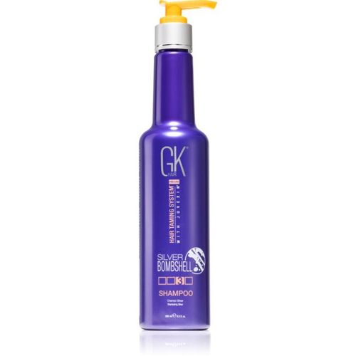 GK Hair Silver Bombshell shampoo voor blond haar voor het neutraliseren van koperkleurige ondertonen 280 ml