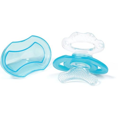 BabyOno Teether bijtring 3m+ Blue 1 st