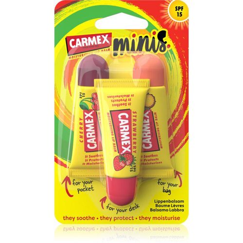 Carmex Minis Travel-set voor Droge Lippen SPF 15