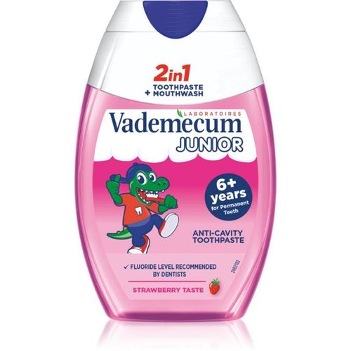 Vademecum Junior 2 in 1 Tandpasta en Mondwater 2in1 voor Kinderen Leeftijd 6+ 75 ml