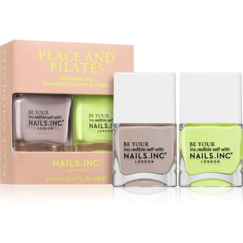 Nails Inc. Peace and Pilates nagellak set