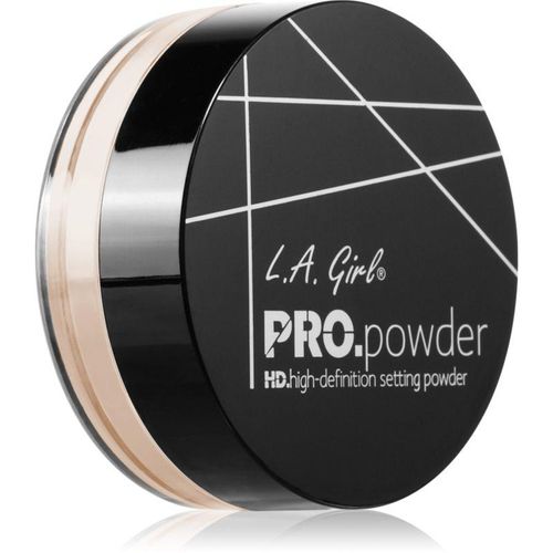L.A. Girl Cosmetics PRO. Powder poudre fixatrice matifiante teinte Banana Yellow 5 g