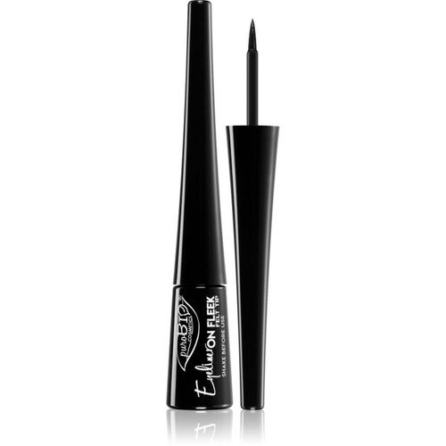 puroBIO Cosmetics On Fleek Felt Tip eyeliner met matte finish 3 ml