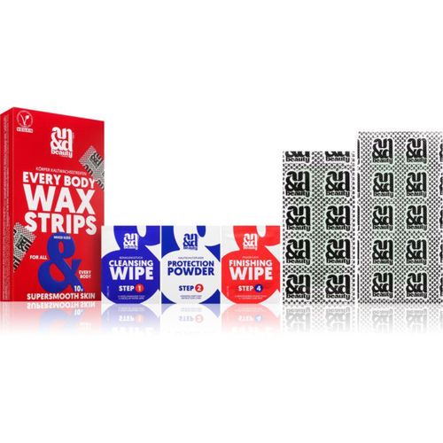 A.N.D. Beauty Wax Strips Every Body depilatory wax strips for the body 2x10 pc