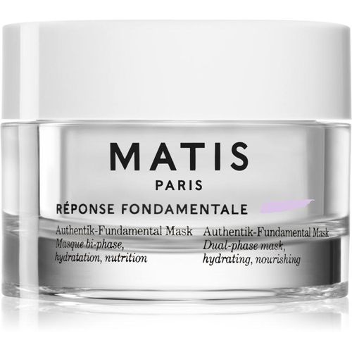 MATIS Paris Réponse Fondamentale Authentik-Fundamental Mask Herstellend en hydraterend gezichtsmasker voor een tweefasebehandeling van de huid 50 ml