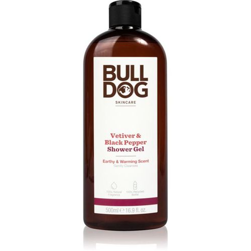Bulldog Vetiver and Black Pepper gel de douche pour homme 500 ml
