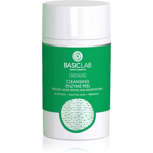 BasicLab Dermocosmetics Micellis exfoliant enzymatique pour peaux grasses et à problèmes 35 g