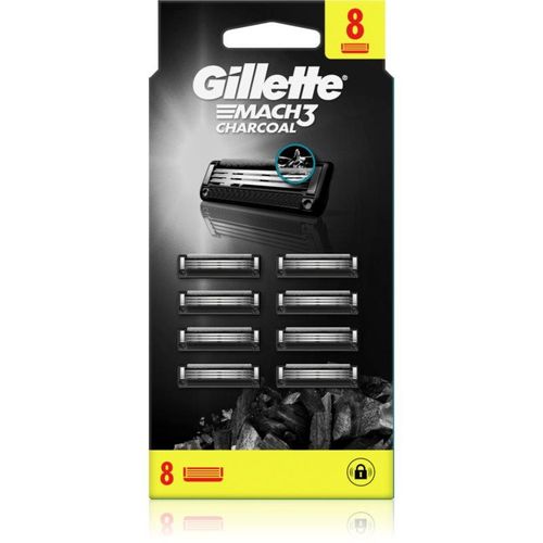 Gillette Mach3 Charcoal lames de rechange 8 pcs