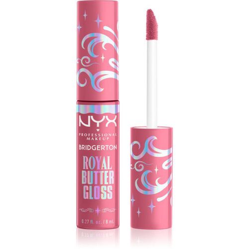 NYX Professional Makeup Bridgerton Royal Butter Gloss Lipgloss Tint 01 Angel Food Cake 8 ml