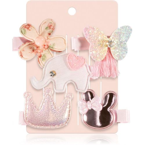 BrushArt KIDS Elephant hair clip set hair pins Elephant 5 pc