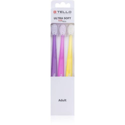 TELLO 6240 Ultra Soft 3pack brosse à dents 3 pcs