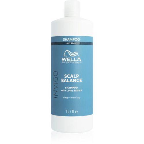 Wella Professionals Invigo Scalp Balance shampoing nettoyant en profondeur pour cuir chevelu gras 1000 ml