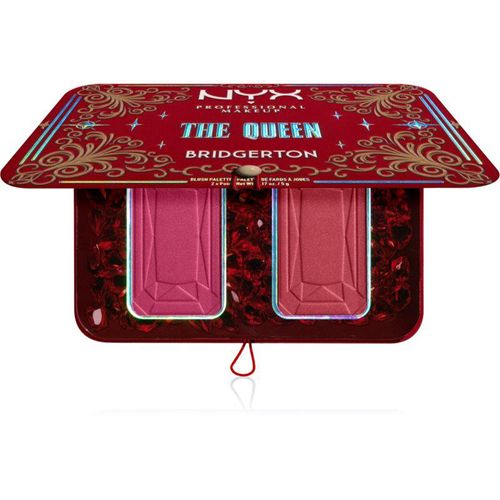 NYX Professional Makeup Bridgerton Royal Blush Blush Palette Tint 03 The Queen 2x5 g