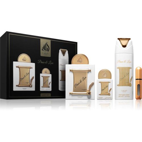 Lattafa Peace & Love coffret cadeau mixte 1 pcs