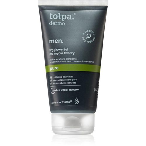 Tołpa Dermo Men Pure Gezichts Wasgel met actieve koolstof 150 ml
