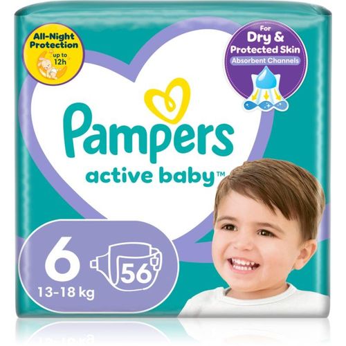 Pampers Active Baby Size 6 wegwerpluiers 13-18 kg 56 st