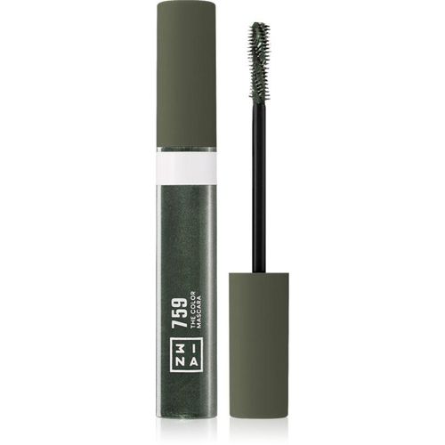 3INA The Color Mascara Mascara Tint 759 Olive Green 14 ml