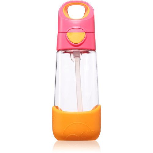 B.Box Bottle with Straw fles met rietje Strawberry Shake 450 ml