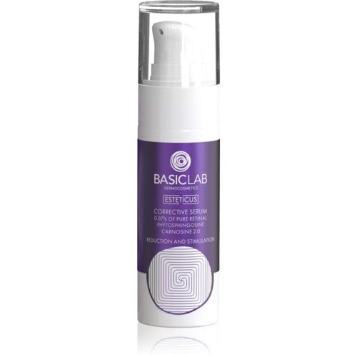 BasicLab Dermocosmetics Esteticus smoothing serum to even out skin tone 0.07% Pure Retinal 30 ml