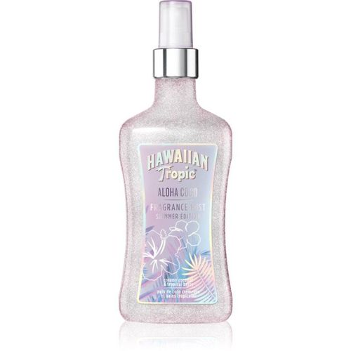 Hawaiian Tropic Perfumes Aloha Coco Shimmer Body Spray met Glitters voor Vrouwen 250 ml