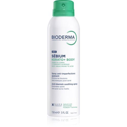 Bioderma Sébium Kerato+ Body Body Spray tegen acne, roodheid en acnelittekens 150 ml