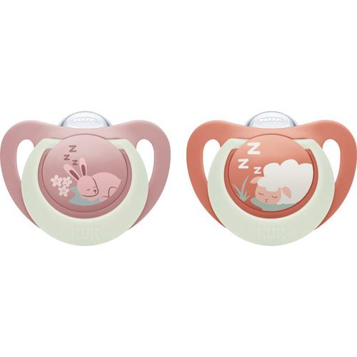NUK First Choice Night 0-6m dummy Bunny/Sheep 2 cm