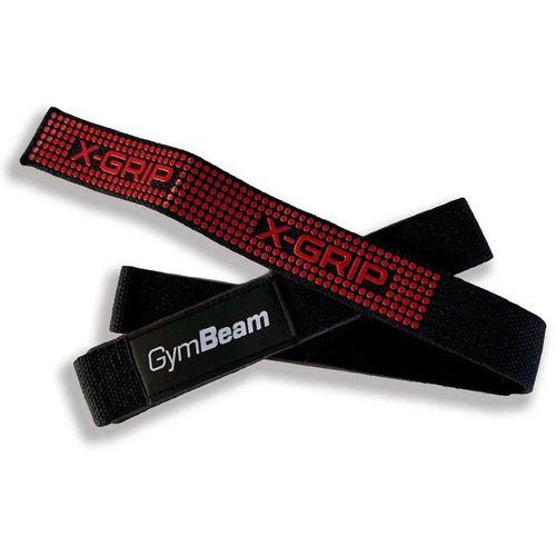 GymBeam X-Grip exercise straps colour Black