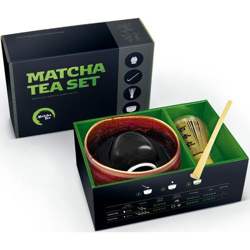 Matcha Tea Matcha Set Profi Kaito Gift Set voor de bereiding van een drankje