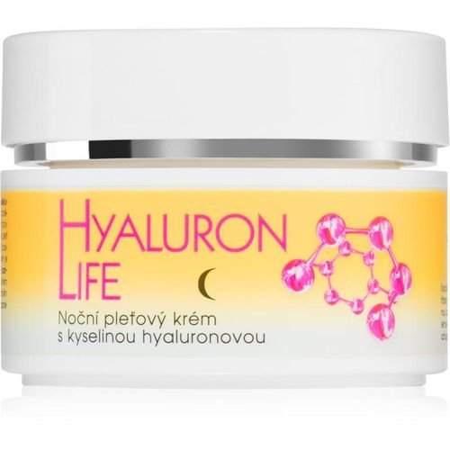 Bione Cosmetics Hyaluron Life crème de nuit visage à l'acide hyaluronique 51 ml