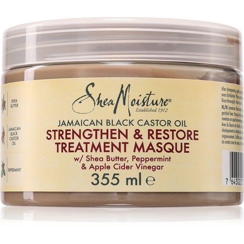 Shea Moisture Jamaican Black Castor Oil Strengthen & Restore Versterkende Masker voor het Haar 355 ml