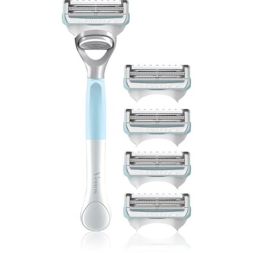 Gillette Venus For Pubic Hair&Skin shaver to trim the bikini line + replacement heads 5 pc