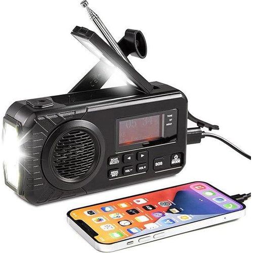 Notfall-Radio-Set mit Solarbetrieb - Praktisch - Niedrigschwellig - Notsituationen - Niedrigenergie - Notsender - Niedrigspannung