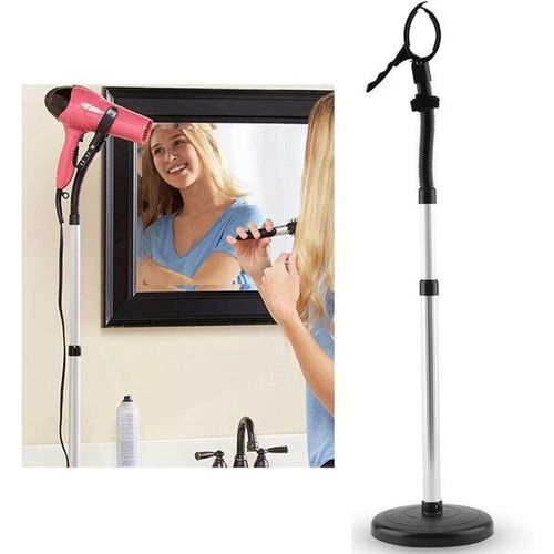 Haardrogerhalter - Standhaardroger - Handsfree Haardroger - Höhenverstellbar - 935 cm - Schwarz
