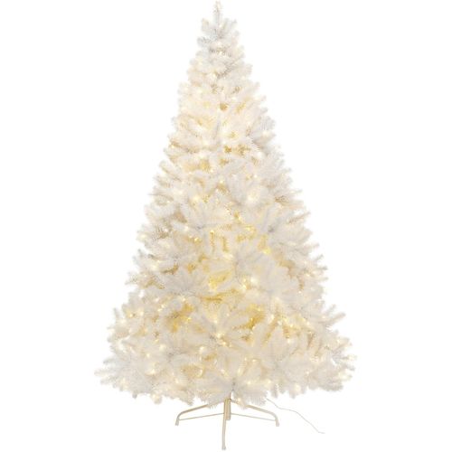 Künstlicher Weihnachtsbaum CREATIV LIGHT "Weihnachtsdeko, künstlicher Christbaum, Tannenbaum", weiß, H:180cm, Kunststoff, Weihnachtsbäume, Kunstweihnachtsbäume