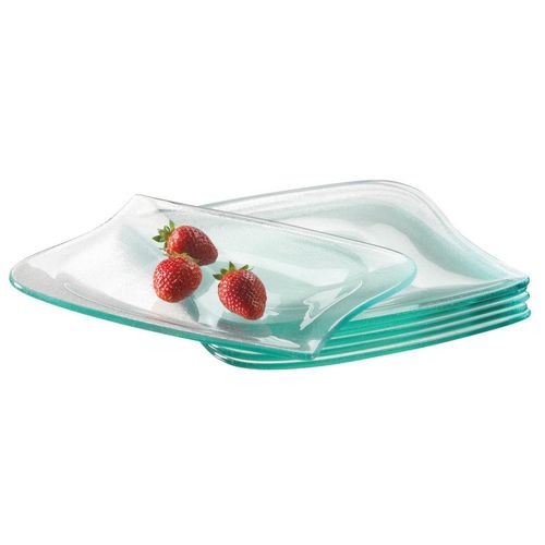 Desserttellerset La Musica 6-Tlg. Glas