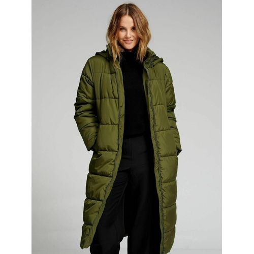 Kurzweste TEESHOPPEN "TEESHOPPEN Vest Rebecca", Damen, Gr. M, grün, Obermaterial: 100% Baumwolle, Westen
