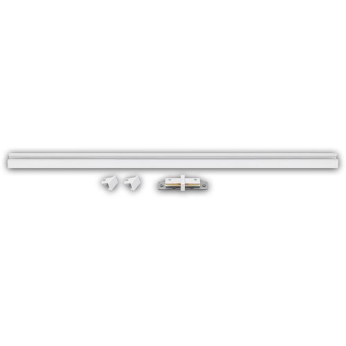BRILONER LEUCHTEN Schienensystem-Schienen "RAIL", weiß matt, B:3,4cm H:1,9cm L:75,22cm, Stromschienensysteme, Stromschiene 0,75 m Weiß Schienensystem Rail Wohnzimmer Büro Küche
