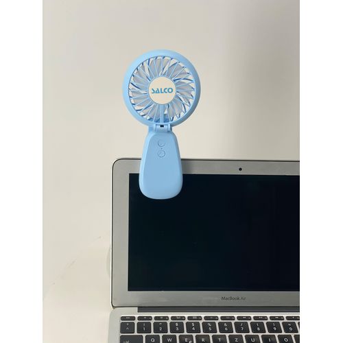Mini USB-Ventilator SALCO "SMF-20bl", blau, B:9cm H:16,5cm T:3cm, Ventilatoren