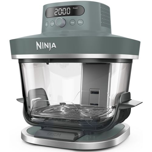 NINJA Heißluftfritteuse "CRISPi PRO 7-in-1 Glas-Air-Fryer - Beige AS101EULG", grau, B:30,5cm H:33,2cm T:29,8cm, Fritteusen, 7 Kochfunktionen, Vorbereitung, Zubereitung + Aufbewahrung von Speisen, Topseller