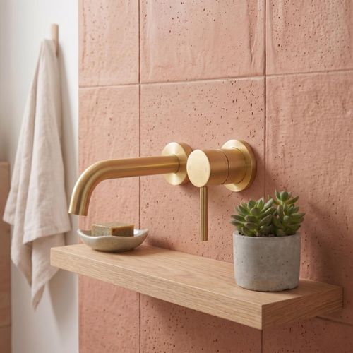 Einhebelmischer für die Wand PIZO gold