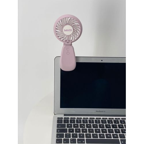Mini USB-Ventilator SALCO "SMF-20rs", rosa, B:9cm H:16,5cm T:3cm, Ventilatoren