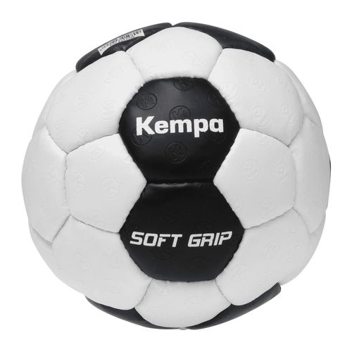 Handball KEMPA "Handball Soft Grip Kids" Gr. A, gelb (fluo gelb, schwarz), Bälle, Kinder, NOSIZE