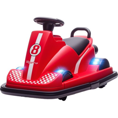 Kinder-Autoscooter, 360°-Drehung, LED-Lichter, Musik, Alter 3-8 Jahre